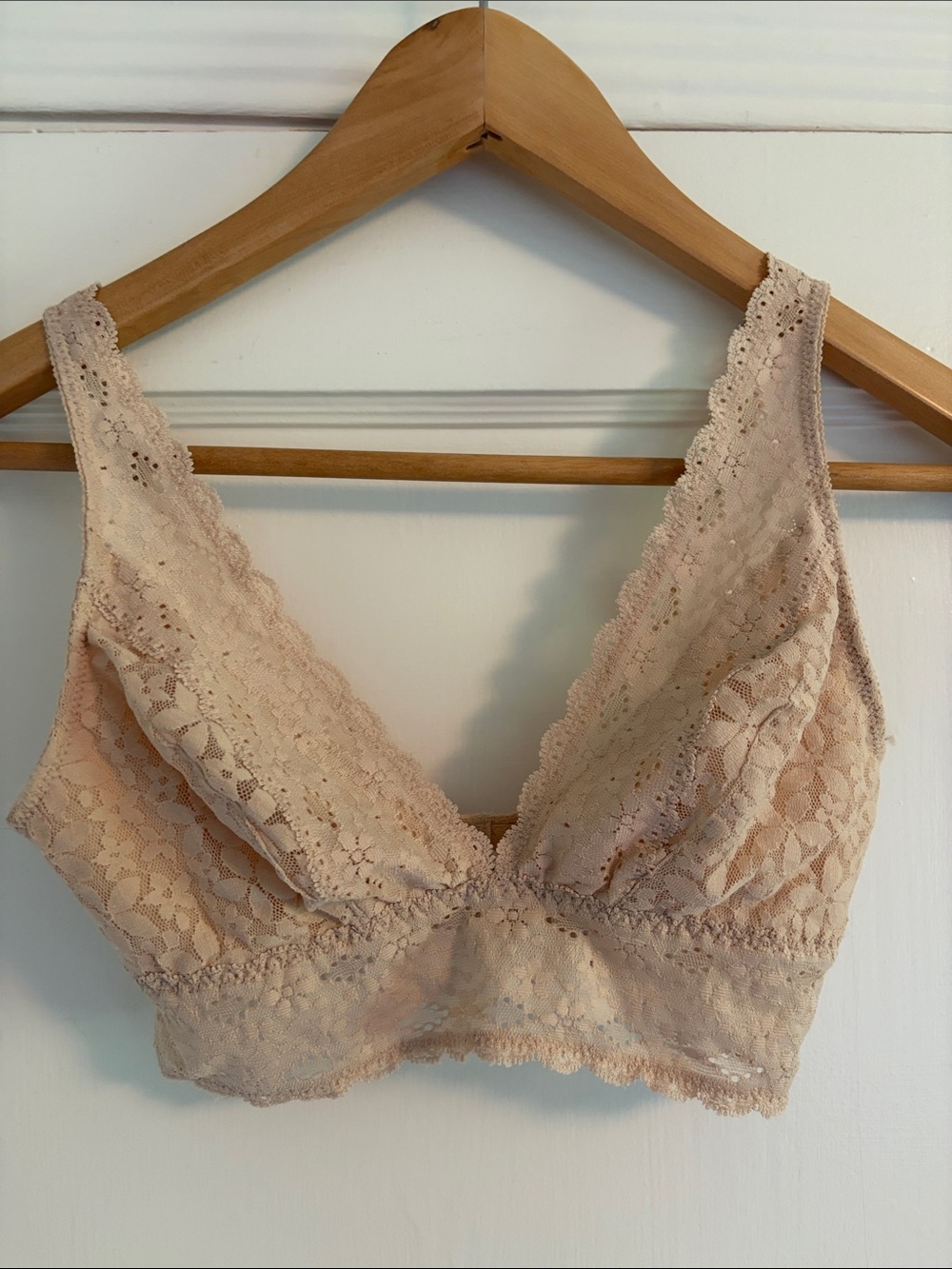 Wacoal Halo nude lace wire free bralette
